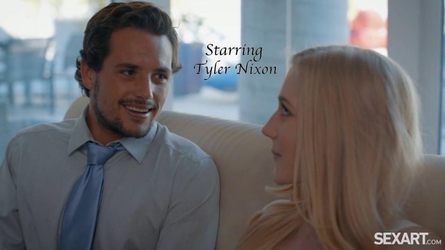 Превью Блондинка привела домой соседа и напросилась на горячий секс № 36234